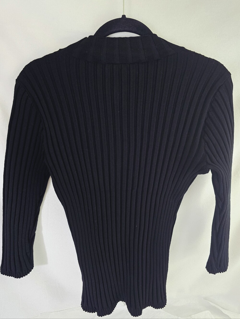 NWOT Nina Leonard Sz MP Ribbed Sweater Knit Top & Pleated Elastic Skirt 2pc Set - Picture 5 of 15